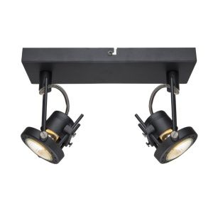 Споты с двумя плафонами arte lamp a4300ap-2bk