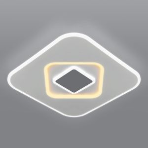 Потолочный светильник с ПДУ 90218/1 белый / серый
