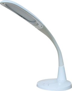 Настольный светодиодный светильник Feron DE1712 12W, белый