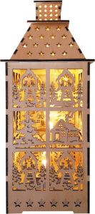 Деревянная световая фигура, 5LED, цвет свечения: теплый белый,  12*12,5*29,5 сm, батарейки 2*AA , IP20, LT091 фото в интернет магазине Супермаркет света