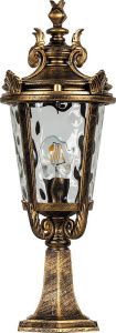 Светильник садово-парковый Feron PL4004 круглый на постамент 60W 230V E27, черное золото