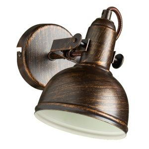 Споты с одним плафоном arte lamp a5213ap-1br