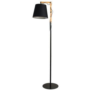 Торшеры с одним плафоном arte lamp a5700pn-1bk