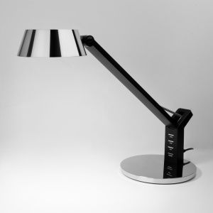 Светодиодная настольная лампа 80426/1 черный / серебро