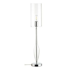 4851/1T STANDING ODL_EX21 19 прозрачный/хром/стекло Высокая Лампа выкл. на базе E27 1*60W TOWER фото в интернет магазине Супермаркет света