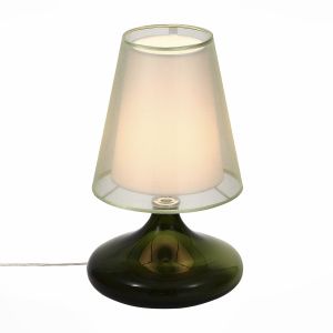 SL974.904.01 Прикроватная лампа ST-Luce Зеленый,Хром/Салатовый, Белый E27 1*60W AMPOLLA