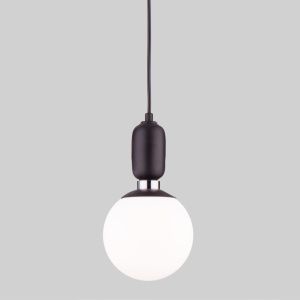 Подвесной светильник с плафоном 50151/1 черный фото в интернет магазине Супермаркет света
