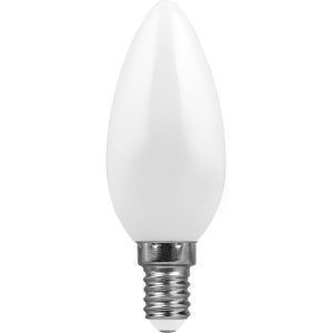 Лампа светодиодная Feron LB-58 Свеча E14 5W 4000K