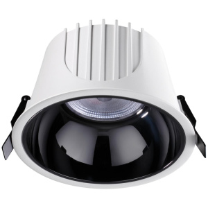 358703 SPOT NT21 276 белый/черный Светильник встраиваемый светодиодный IP20 LED 4000К 40W 100-265V KNOF