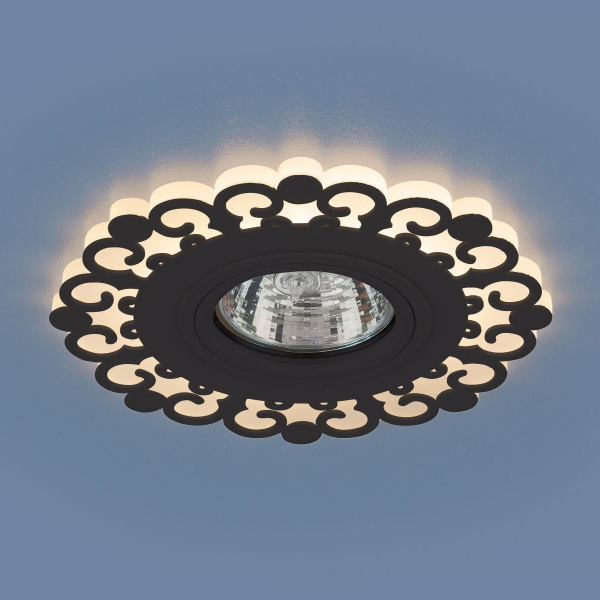 Точечный светодиодный светильник 2196 MR16 BK черный фото в интернет магазине Супермаркет света