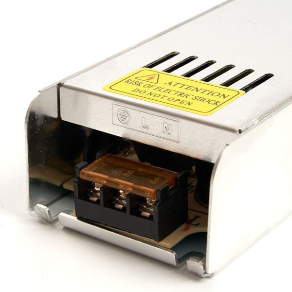 Трансформатор электронный для светодиодной ленты 500W 12V (драйвер), LB009 фото в интернет магазине Супермаркет света