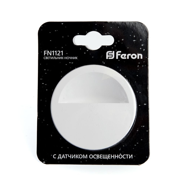 Светильник ночник Feron FN1121 0,45W 230V, белый фото в интернет магазине Супермаркет света