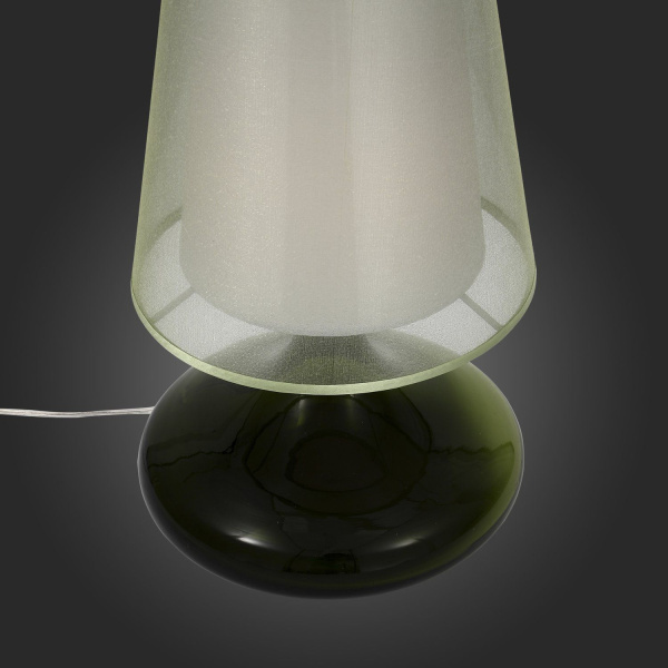 SL974.904.01 Прикроватная лампа ST-Luce Зеленый,Хром/Салатовый, Белый E27 1*60W AMPOLLA фото в интернет магазине Супермаркет света
