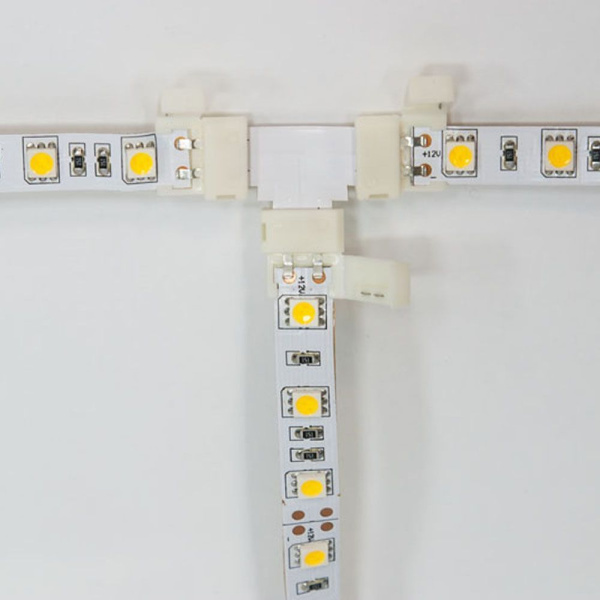 Комплект Т коннекторов  с соединителем для светодиодной ленты (3528/8мм), LD187 фото в интернет магазине Супермаркет света