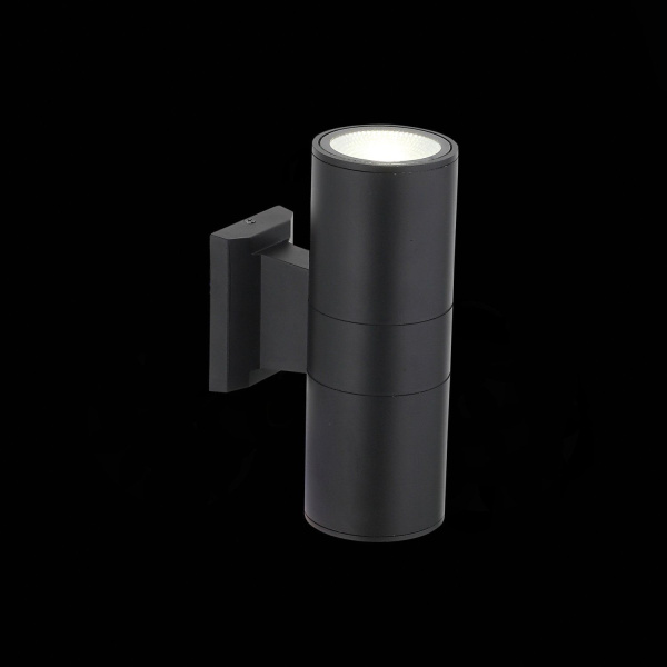 SL074.401.02 Светильник уличный настенный ST-Luce Черный/Черный LED 2*8W 4000K TUBO2 фото в интернет магазине Супермаркет света