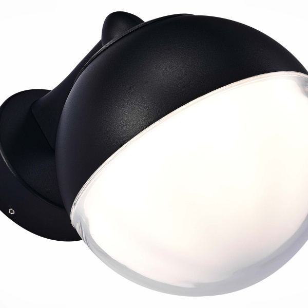 SL9000.401.01 Светильник уличный настенный ST-Luce Черный/Белый E27 1*40W OMBRA фото в интернет магазине Супермаркет света