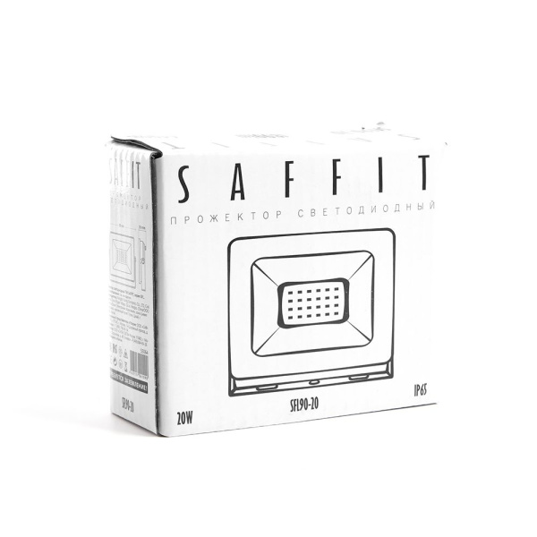 Светодиодный прожектор SAFFIT SFL90-20 IP65 20W 6400K фото в интернет магазине Супермаркет света