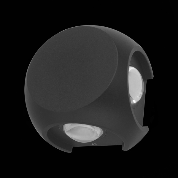 SL9505.401.01 Светильник уличный настенный ST-Luce Черный/Черный LED 1*4W 4000K VOLTI фото в интернет магазине Супермаркет света
