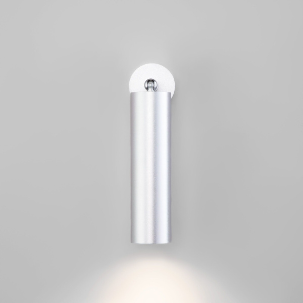 Светодиодный светильник 20128/1 LED серебро фото в интернет магазине Супермаркет света