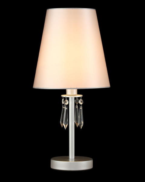Настольная лампа Crystal Lux RENATA LG1 SILVER фото в интернет магазине Супермаркет света