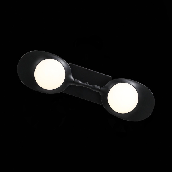 SL824.401.02 Светильник настенно-потолочный ST-Luce Черный/Черный, Белый LED 2*6,5W 4000K FARFALO фото в интернет магазине Супермаркет света