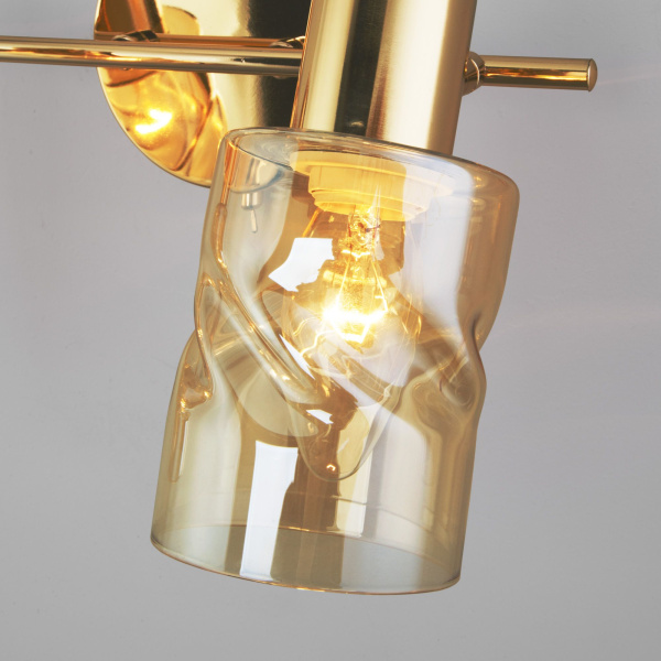 Настенный светильник с поворотными плафонами 20120/2 золото фото в интернет магазине Супермаркет света