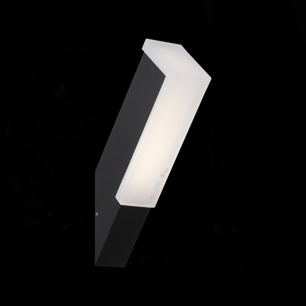 SL096.411.02 Светильник уличный настенный ST-Luce Черный/Белый LED 1*6W 4000K POSTO фото в интернет магазине Супермаркет света