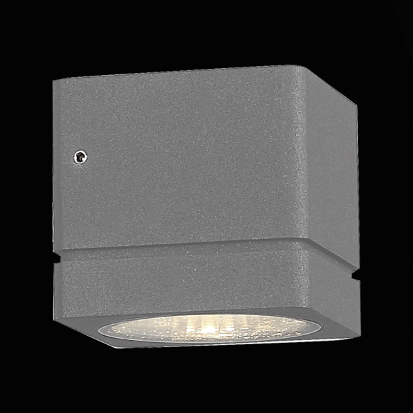 SL563.701.01 Светильник уличный настенный ST-Luce Серый/Прозрачный LED 1*8W 3000K COCTOBUS фото в интернет магазине Супермаркет света