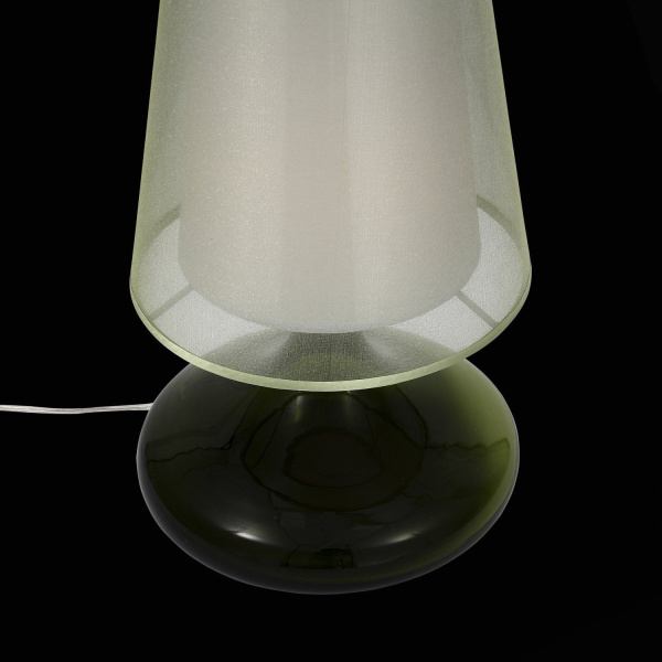 SL974.904.01 Прикроватная лампа ST-Luce Зеленый,Хром/Салатовый, Белый E27 1*60W AMPOLLA фото в интернет магазине Супермаркет света