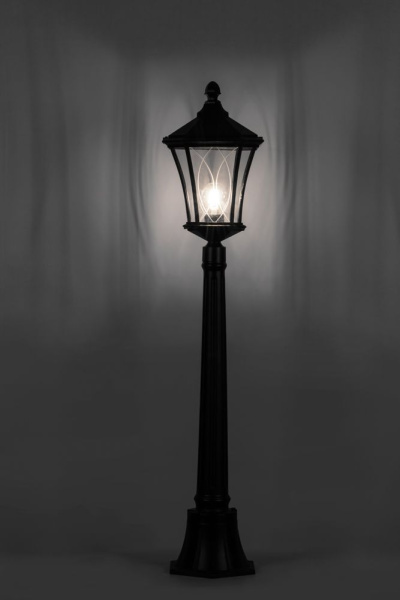 Светильник садово-парковый Feron PL4036 столб восьмигранный 60W 230V E27, черный фото в интернет магазине Супермаркет света