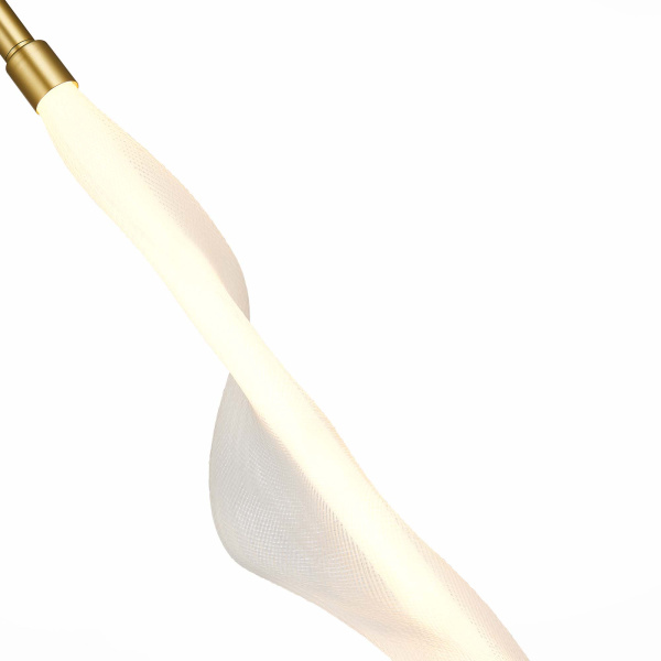 SL6109.213.01 Светильник подвесной ST-Luce Золотистый/Белый LED 1*25W 3000K ALBA фото в интернет магазине Супермаркет света