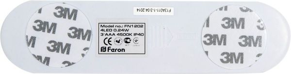 Светильник ночник Feron FN1202 0,24W, белый фото в интернет магазине Супермаркет света