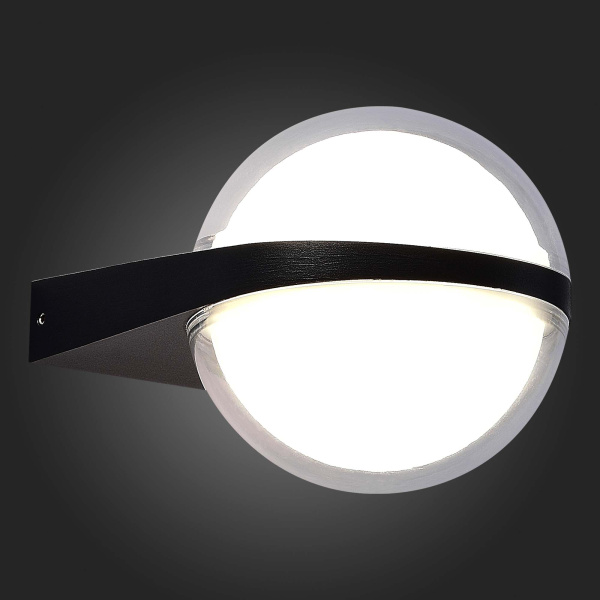 SL9510.401.01 Светильник уличный настенный ST-Luce Черный/Белый LED 2*6W 4000K CELESTE фото в интернет магазине Супермаркет света