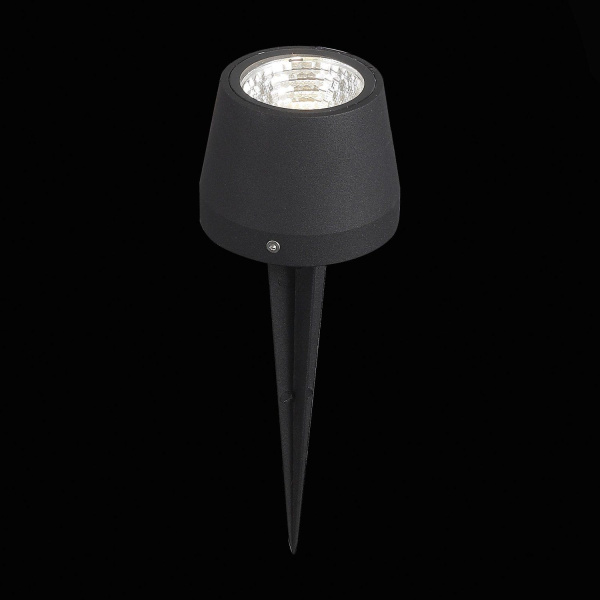 SL097.445.01 Светильник уличный наземный ST-Luce Черный/Прозрачный LED 1*8W 3000K PEDANA фото в интернет магазине Супермаркет света