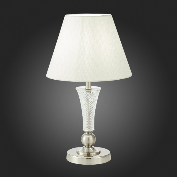 SLE105504-01 Прикроватная лампа Никель/Белый E14 1*40W REIMO фото в интернет магазине Супермаркет света