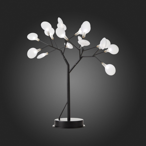 SL411.424.18 Прикроватная лампа ST-Luce Черный/Белый G4 18*3W RICCARDO фото в интернет магазине Супермаркет света