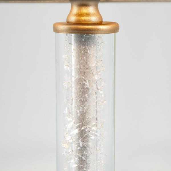 Настольная лампа с абажуром 01075/1 перламутровое золото фото в интернет магазине Супермаркет света