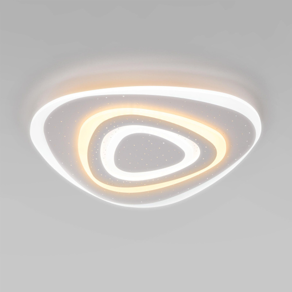 Потолочный светодиодный светильник с пультом управления 90115/6 белый фото в интернет магазине Супермаркет света