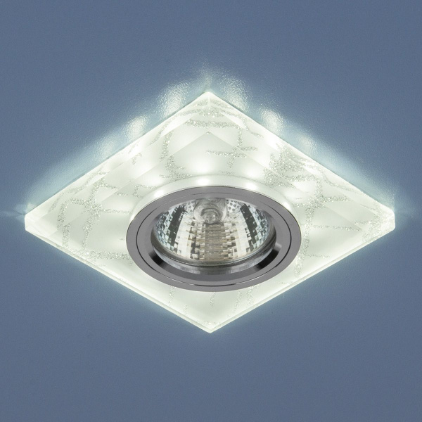 Точечный светильник светодиодный 8361 MR16 WH/SL белый/серебро фото в интернет магазине Супермаркет света