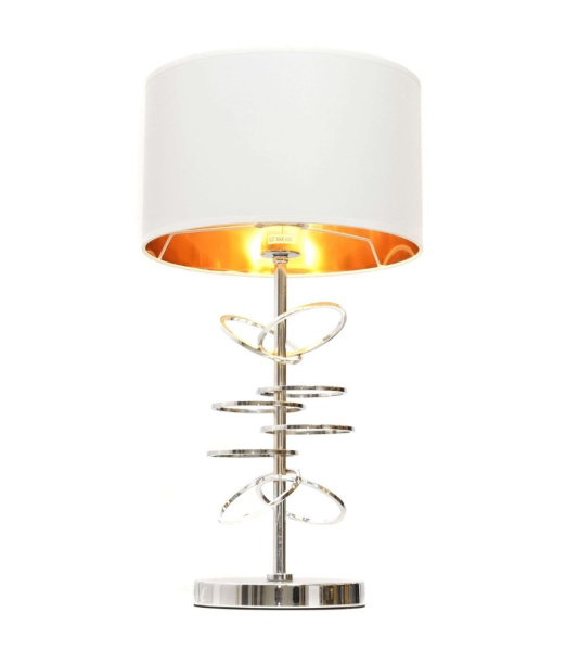 Настольная лампа Lumina Deco Milari LDT 5530 CHR+WT фото в интернет магазине Супермаркет света