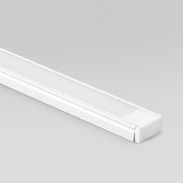 Накладной алюминиевый профиль белый/белый для светодиодной ленты LL-2-ALP006 фото в интернет магазине Супермаркет света