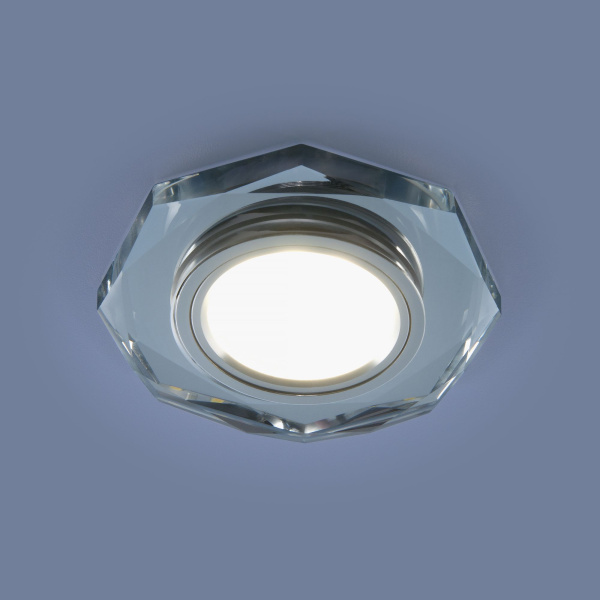 Встраиваемый точечный светильник со светодиодной подсветкой 2226 MR16 SL зеркальный/серебро фото в интернет магазине Супермаркет света