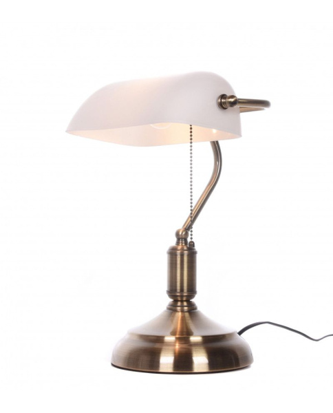 Настольная лампа Lumina Deco Banker LDT 305 WT фото в интернет магазине Супермаркет света