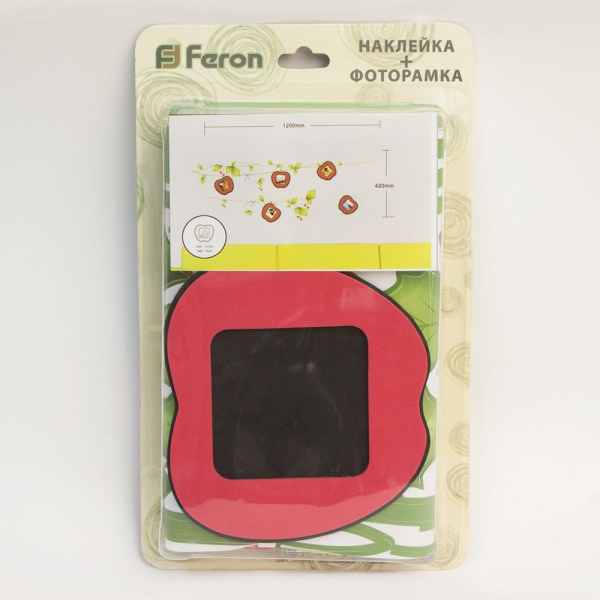 Фоторамка с декоративной наклейкой на стену Feron NL84 для 5 рамок фото в интернет магазине Супермаркет света
