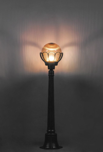 Светильник садово-парковый Feron PL5056 столб 100W E27 230V, черное золото фото в интернет магазине Супермаркет света