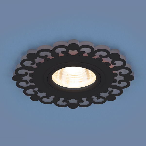 Точечный светодиодный светильник 2196 MR16 BK черный фото в интернет магазине Супермаркет света