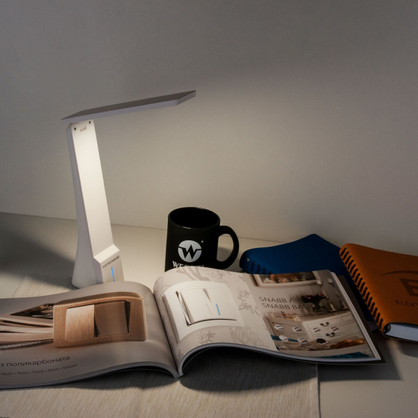 Настольный светодиодный светильник Desk белый/золотой TL90450 фото в интернет магазине Супермаркет света