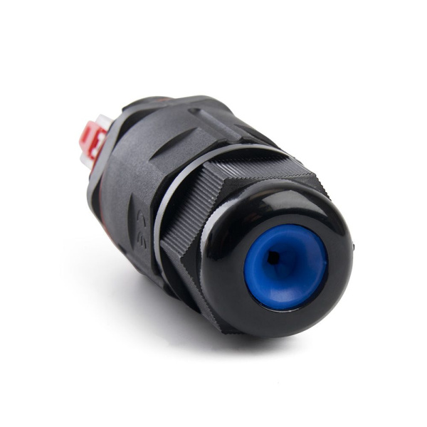 Соединитель-коннектор для проводов LD533, 3-контактный, с пружинным контактом, водонепроницаемый, черный фото в интернет магазине Супермаркет света