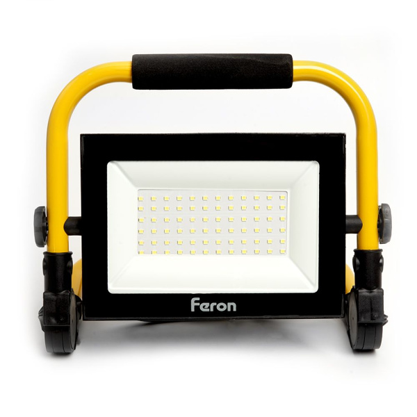 Светодиодный прожектор Feron LL-515 переносной 70W, 6400K, IP65 фото в интернет магазине Супермаркет света