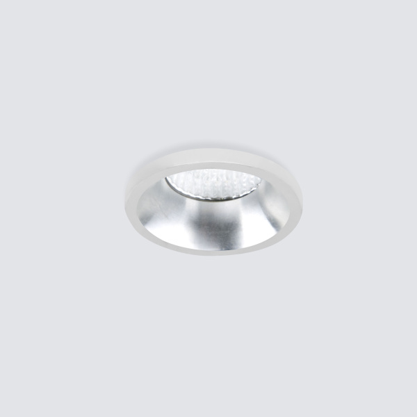 Встраиваемый точечный светодиодный светильник 15269/LED 3W 4200K белый/сатин никель фото в интернет магазине Супермаркет света